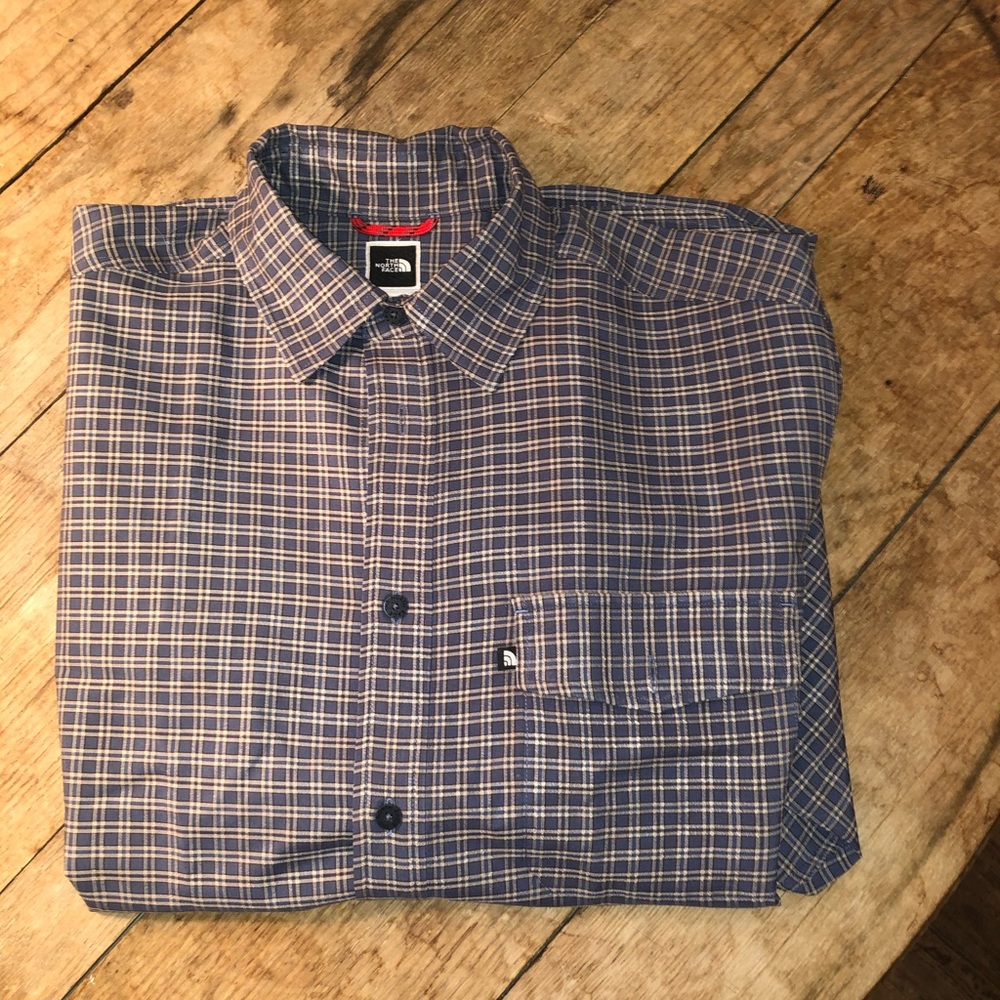 Men’s North Face Long Sleeve Button Up
